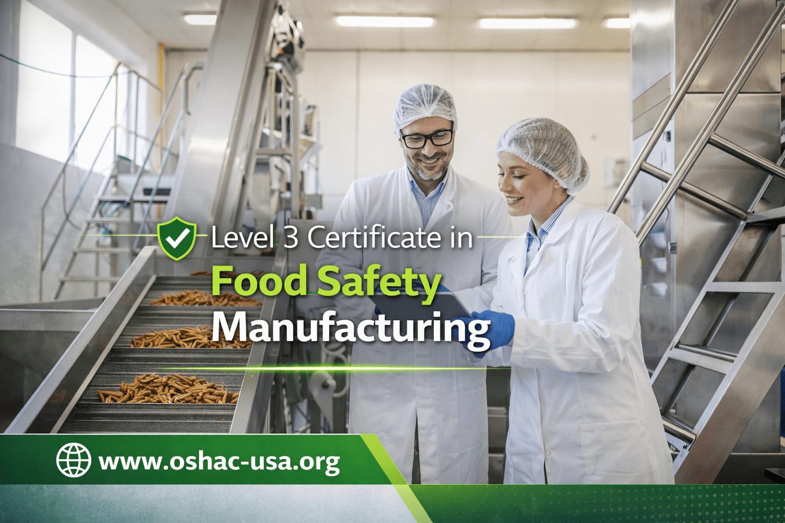 Level 3 Certificate in Food Safety Manufacturing
